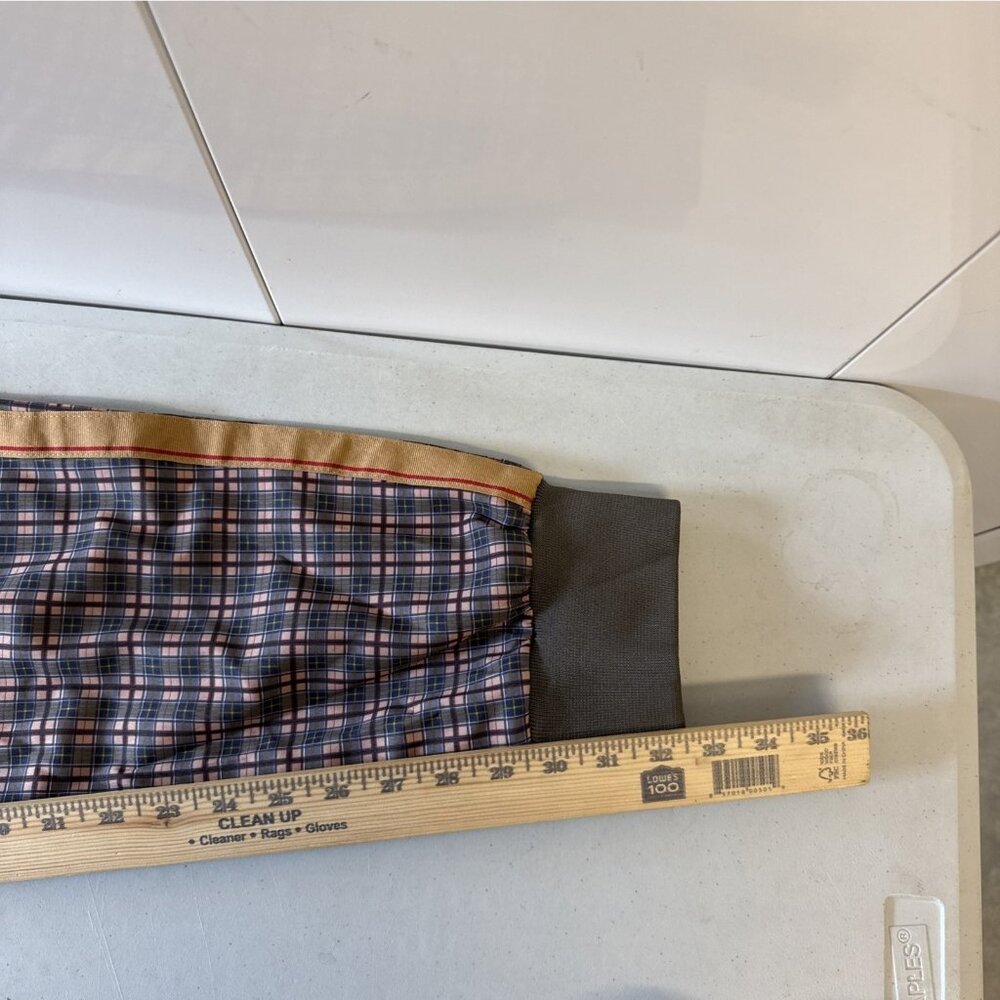 Jian Wang Track Suit Mens 2XL Plaid 2 Piece Set Jacket Pants New Without Tag(F35 - Picture 11 of 11